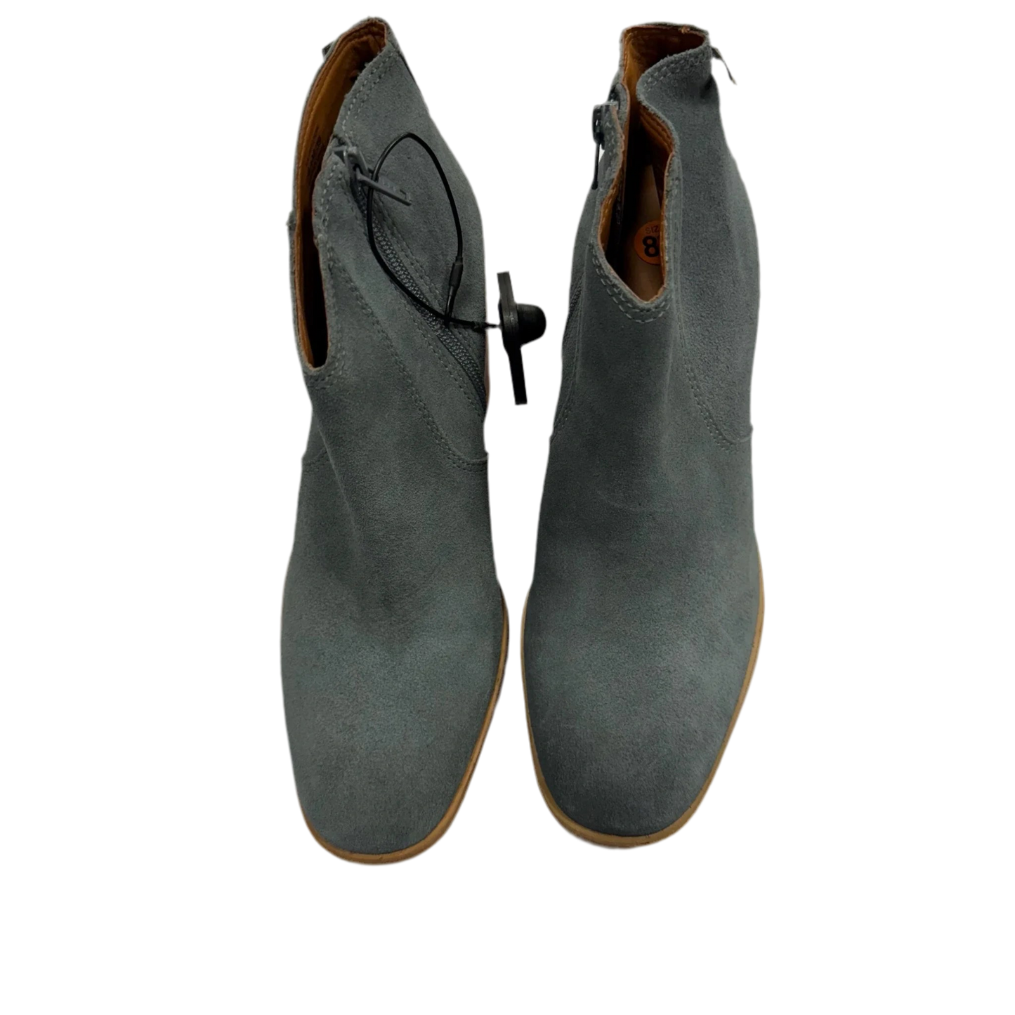 Boots Ankle Heels By Lucky Brand In Grey, Size: 8.5