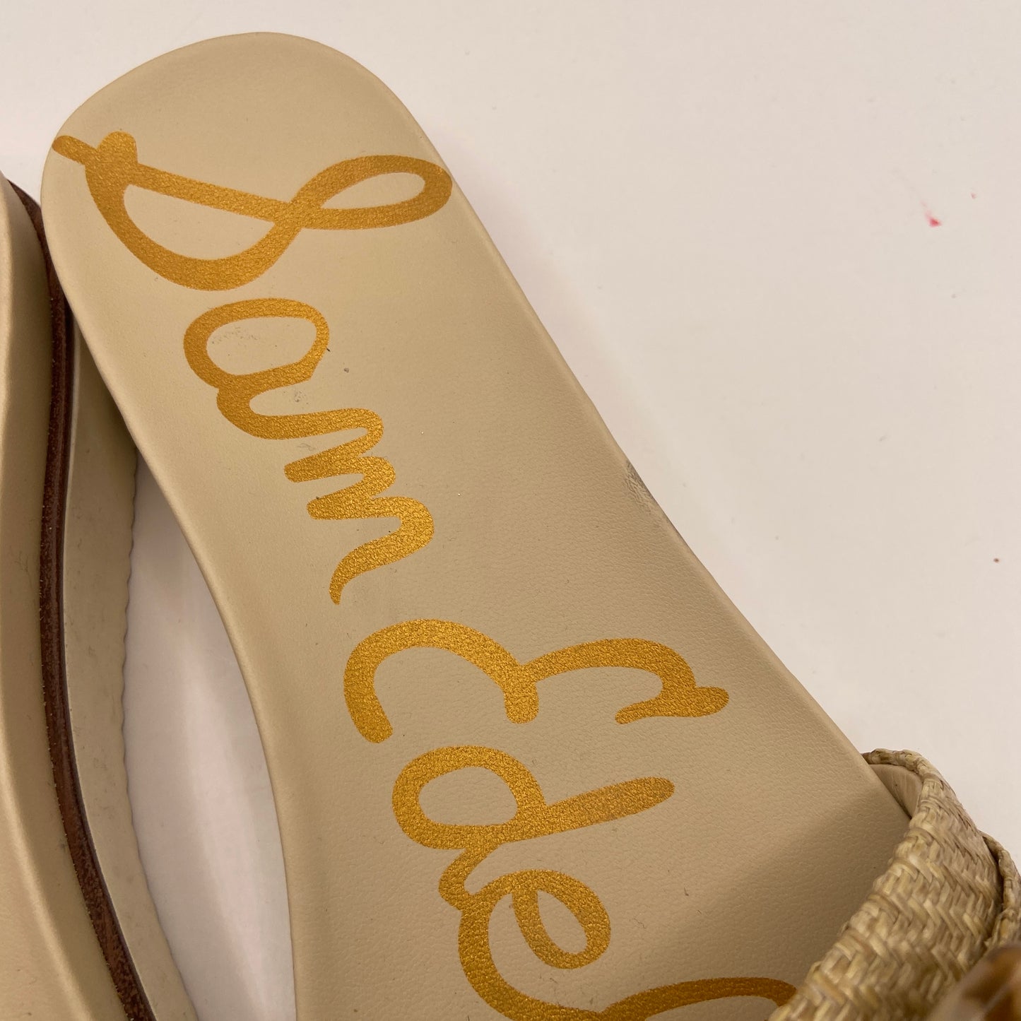 Sandals Flats By Sam Edelman In Tan, Size: 7.5