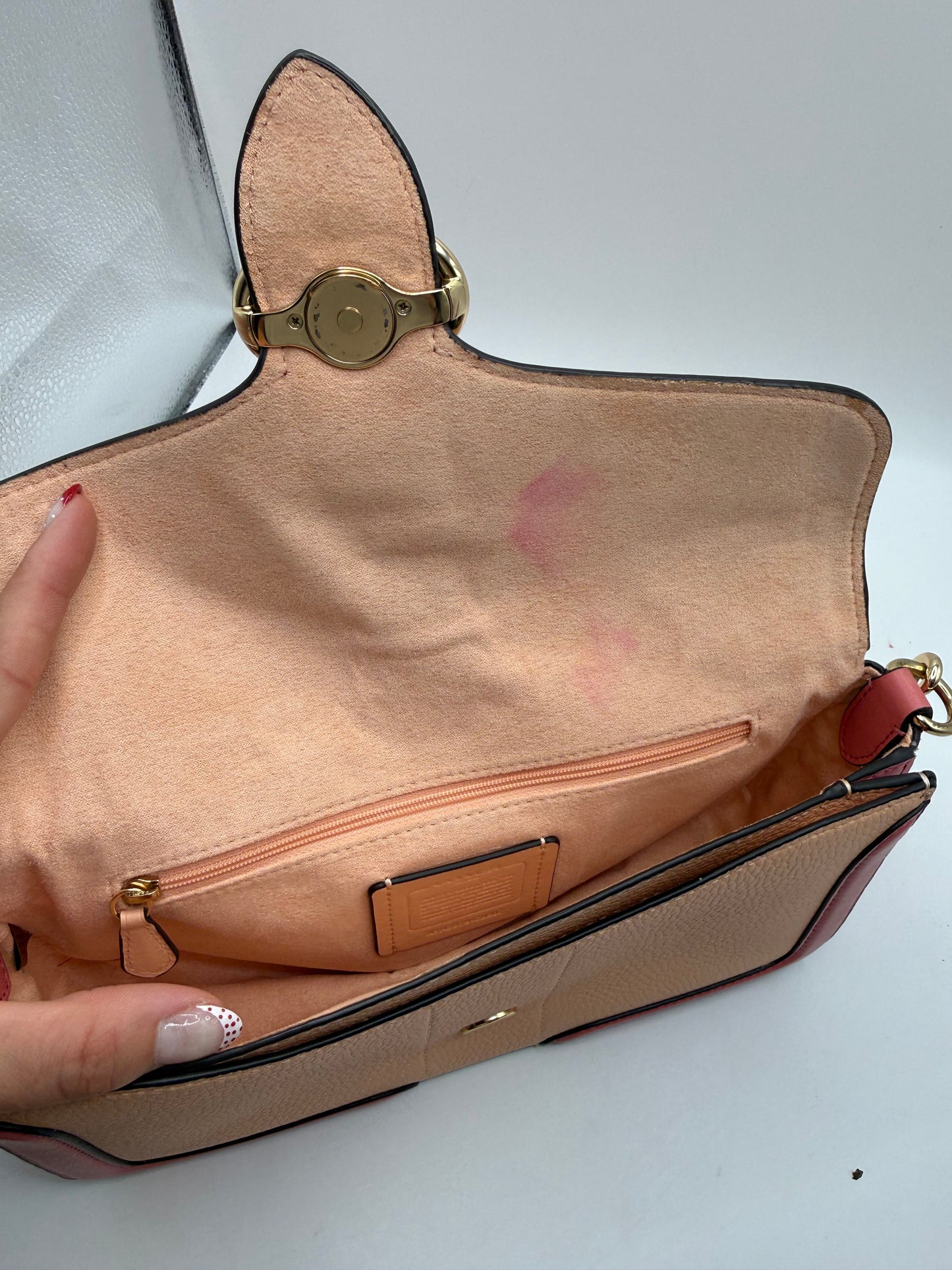 Handbag Designer By Coach, Size: Medium