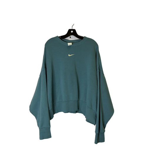 Athletic Sweatshirt Crewneck By Nike Apparel In Blue, Size:Xl