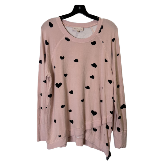 Top Long Sleeve By Philosophy  Size: Xl