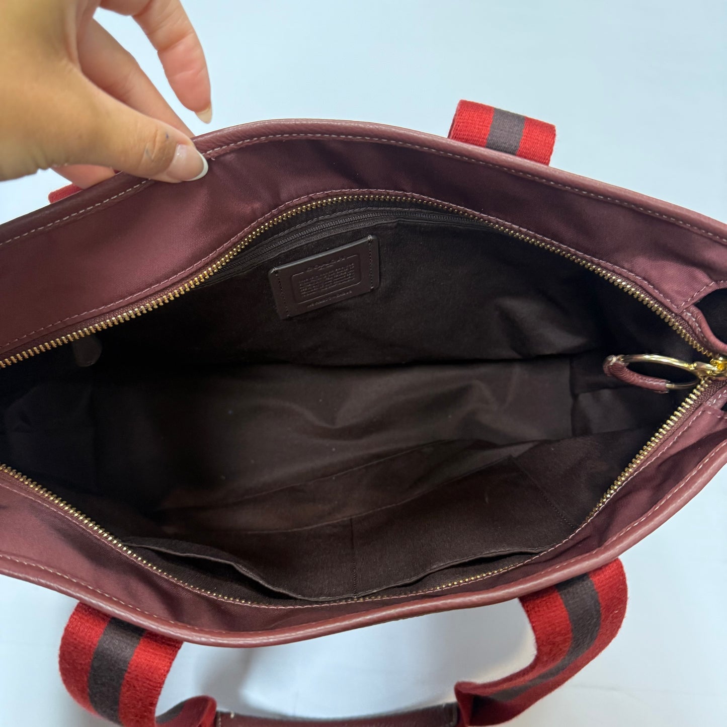 Handbag Designer By Coach, Size: Large