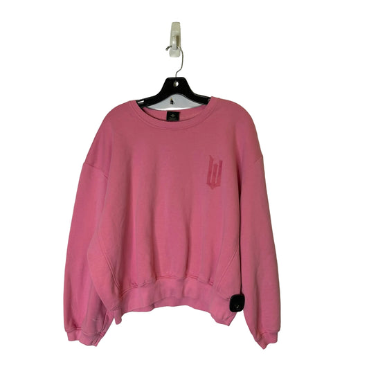 Sweatshirt Crewneck By Clothes Mentor In Pink, Size:M