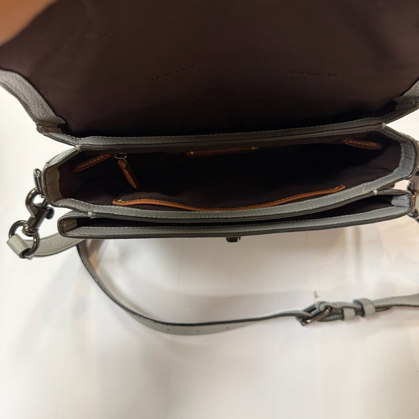 Crossbody Designer By Coach, Size: Medium