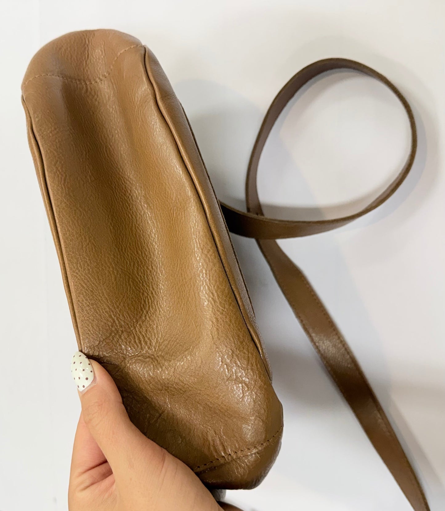 Crossbody Leather By Cma, Size: Medium