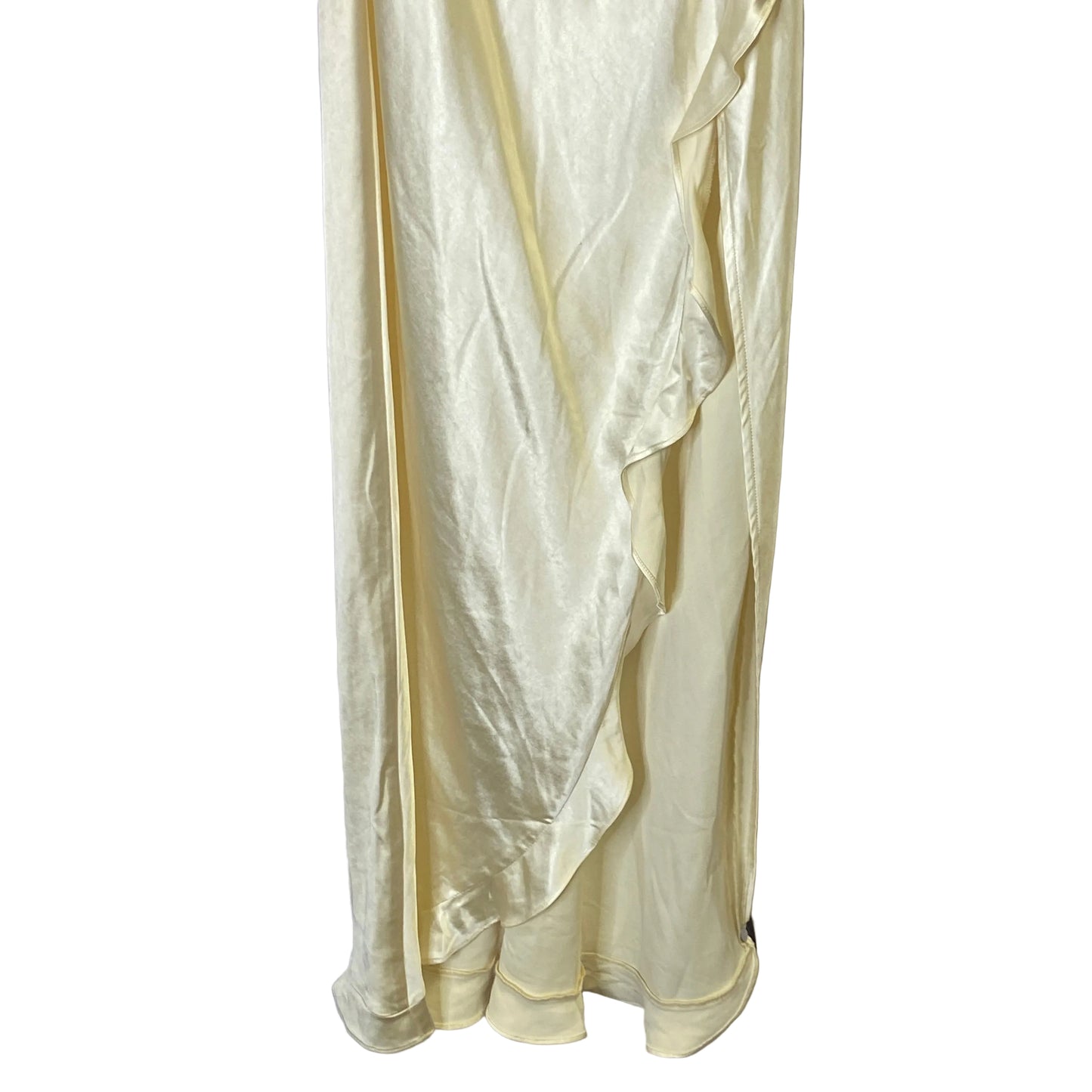 Dress Party Long By Clothes Mentor In Cream, Size: 4