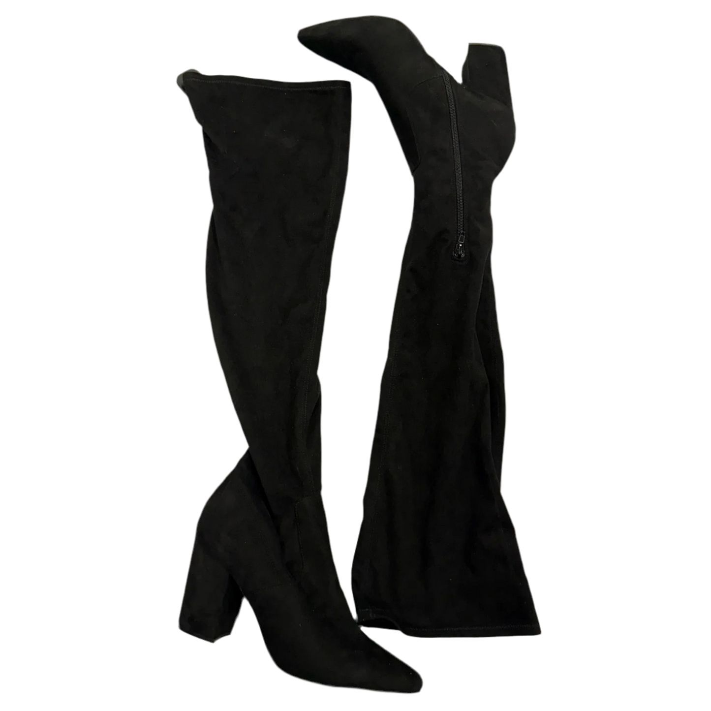 Boots Over-the-knee Heels By Steve Madden In Black, Size: 10