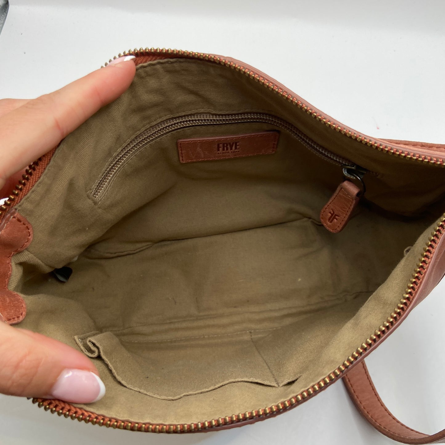Crossbody Designer By Frye, Size: Medium