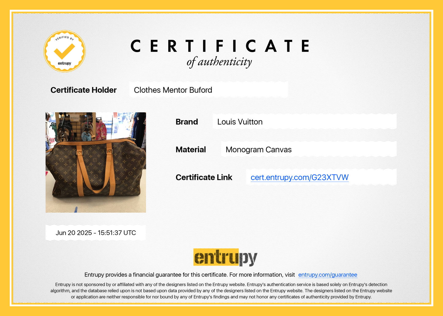 Duffle And Weekender Luxury Designer By Louis Vuitton, Size: Medium