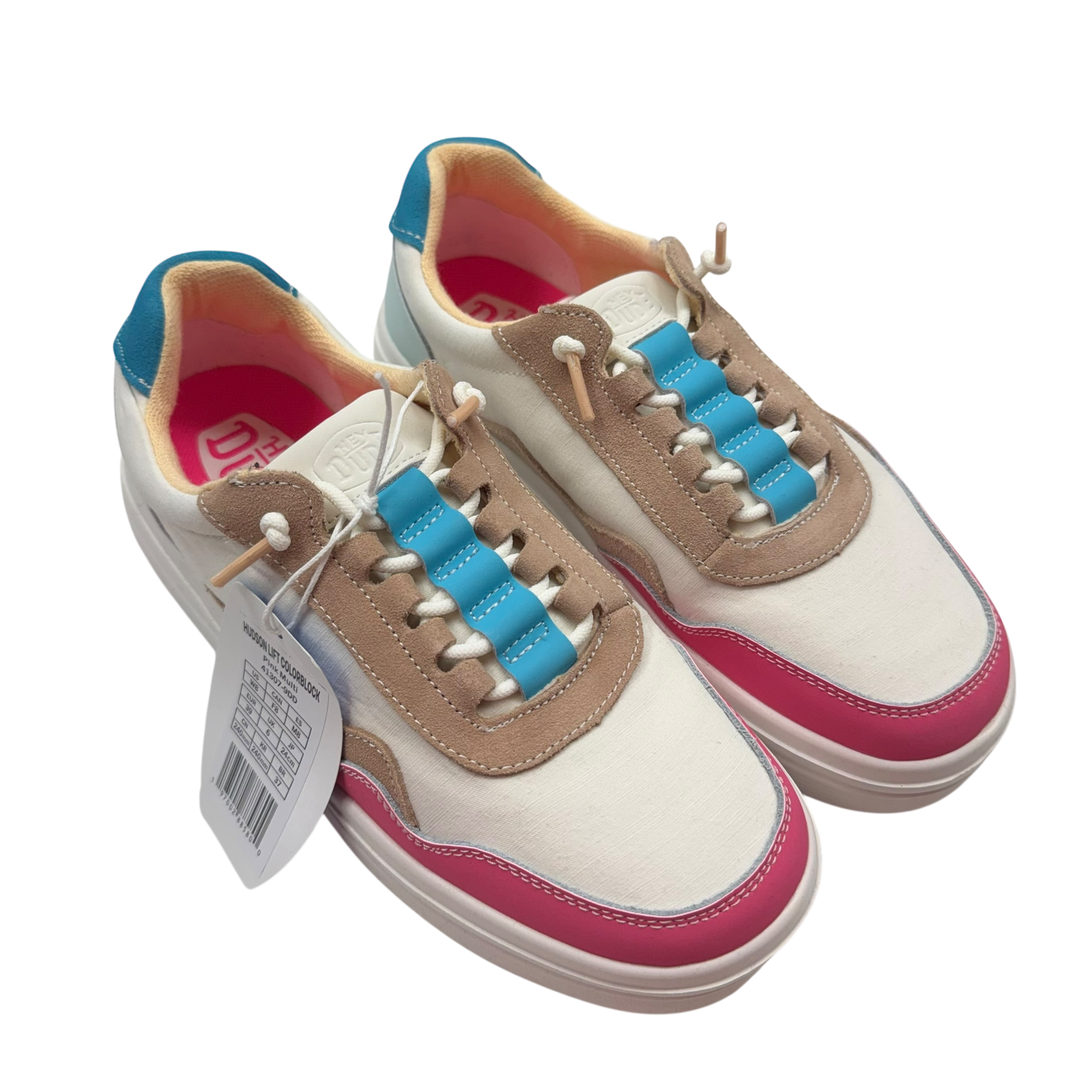 Shoes Sneakers Platform By Hey Dude In Multi, Size:8
