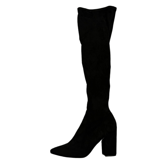 Boots Over-the-knee Heels By Steve Madden In Black, Size: 10