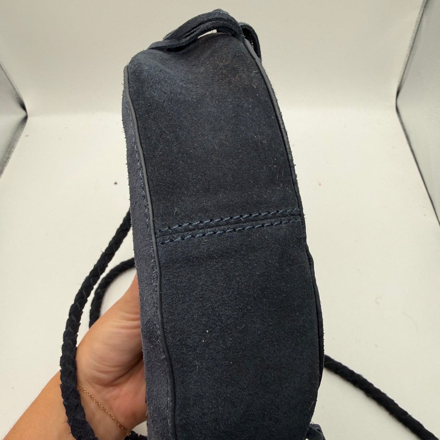 Crossbody Leather By Shyanne, Size: Small