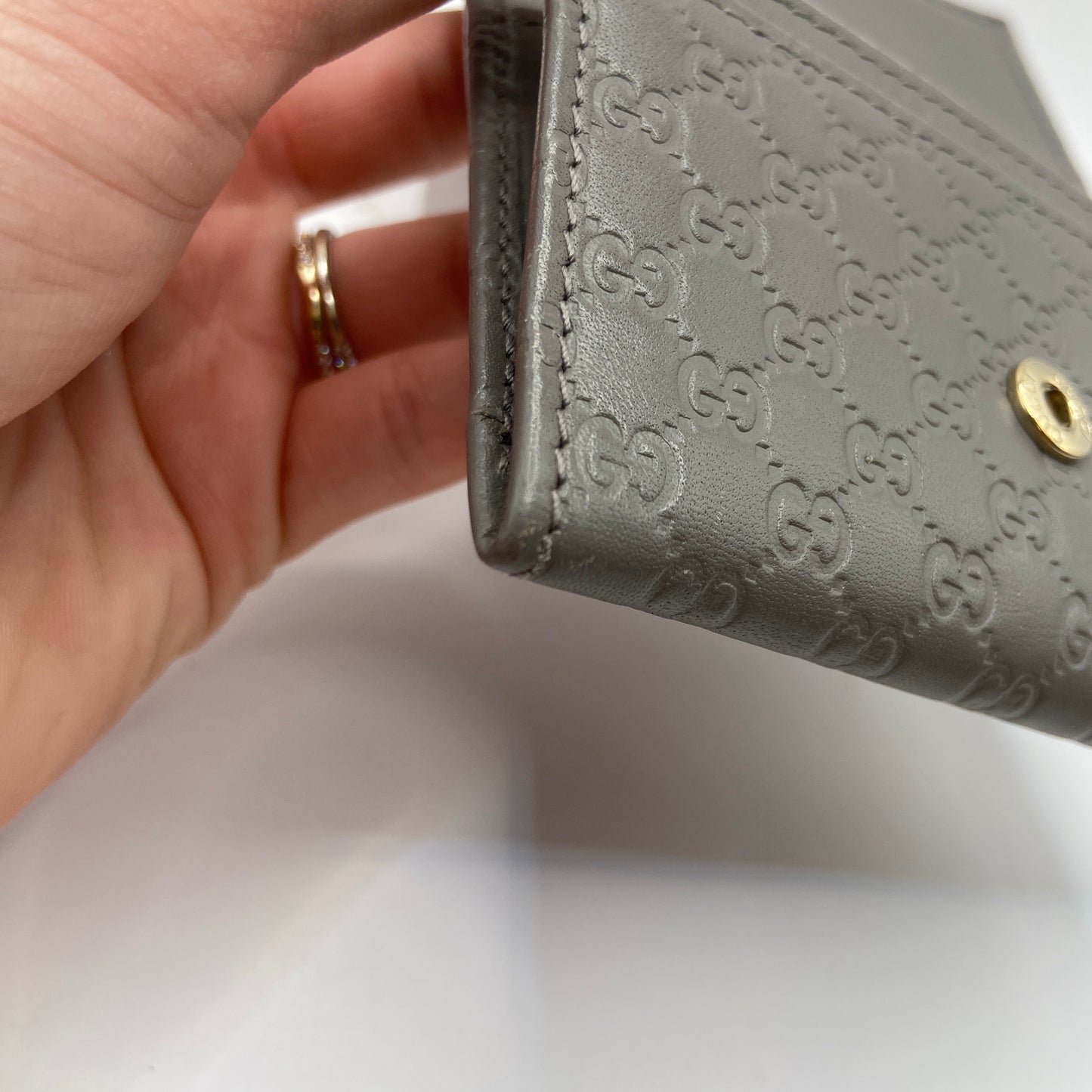 Wallet Luxury Designer By Gucci, Size: Small