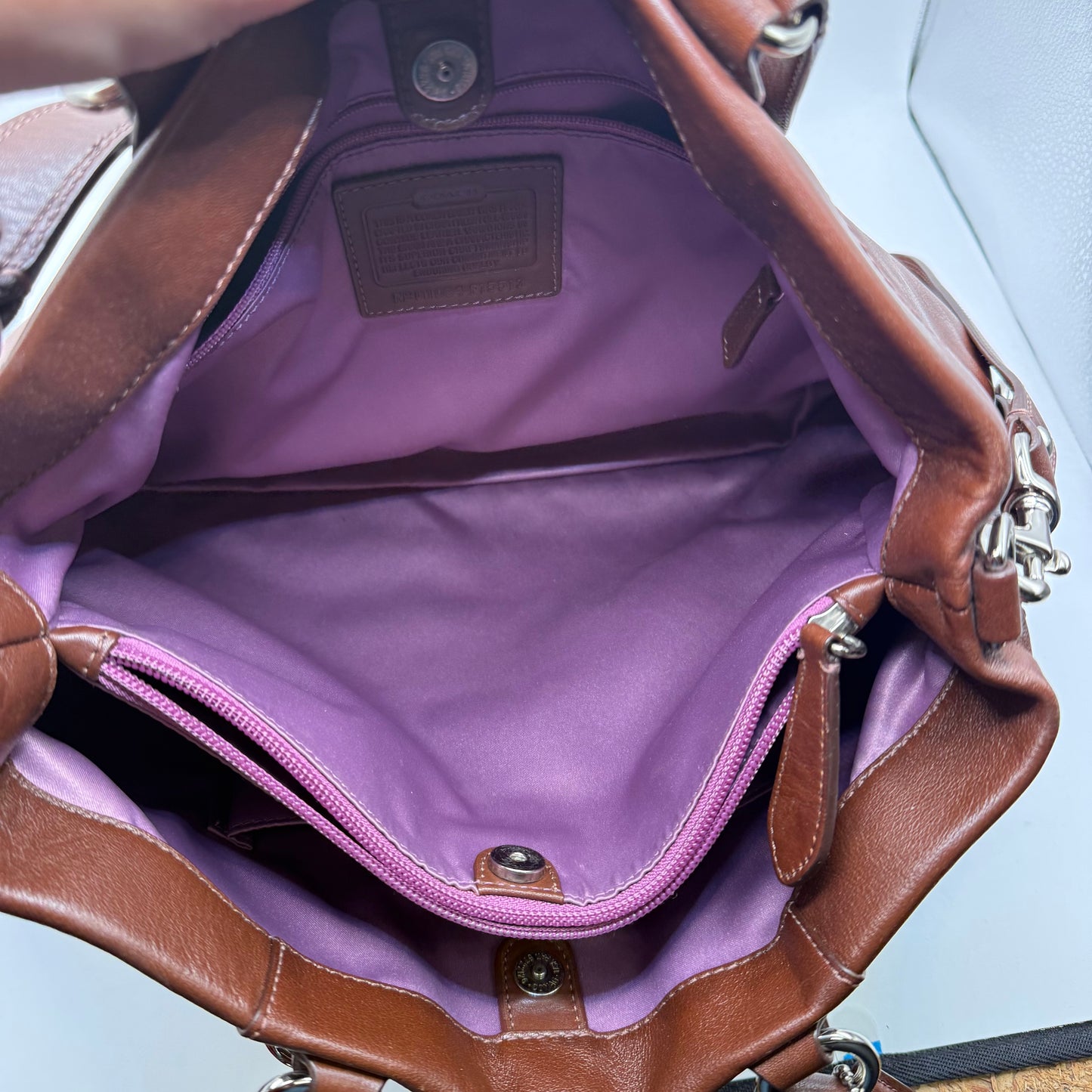 Handbag Designer By Coach, Size: Medium