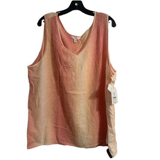 Top Sleeveless By Time And Tru  Size: 2x