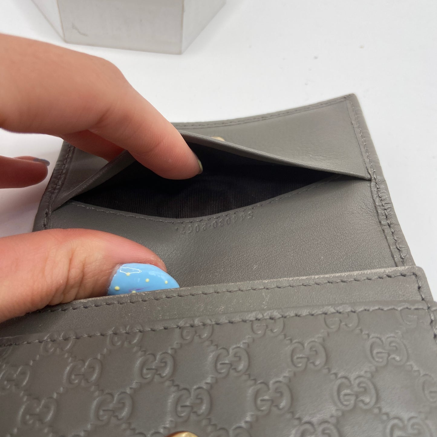 Wallet Luxury Designer By Gucci, Size: Small