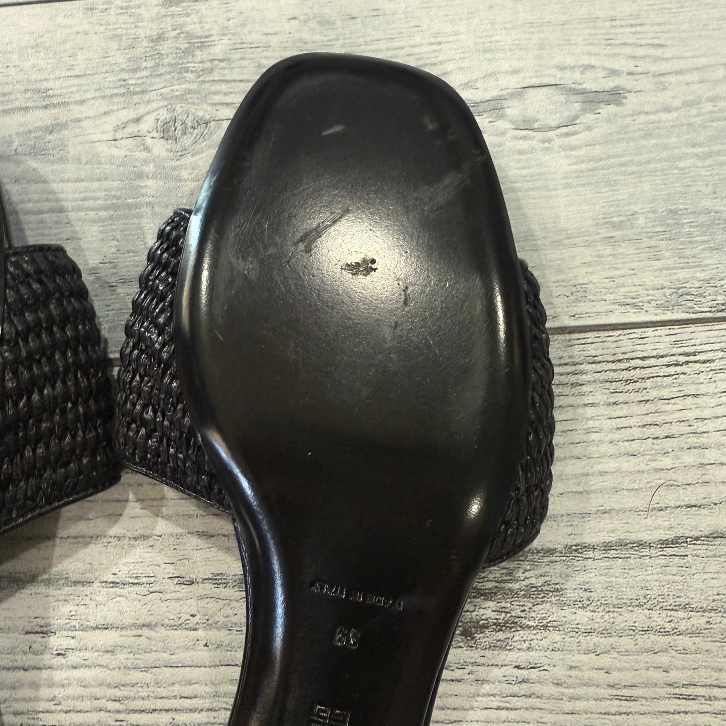 Sandals Luxury Designer By Givenchy In Black, Size: 9