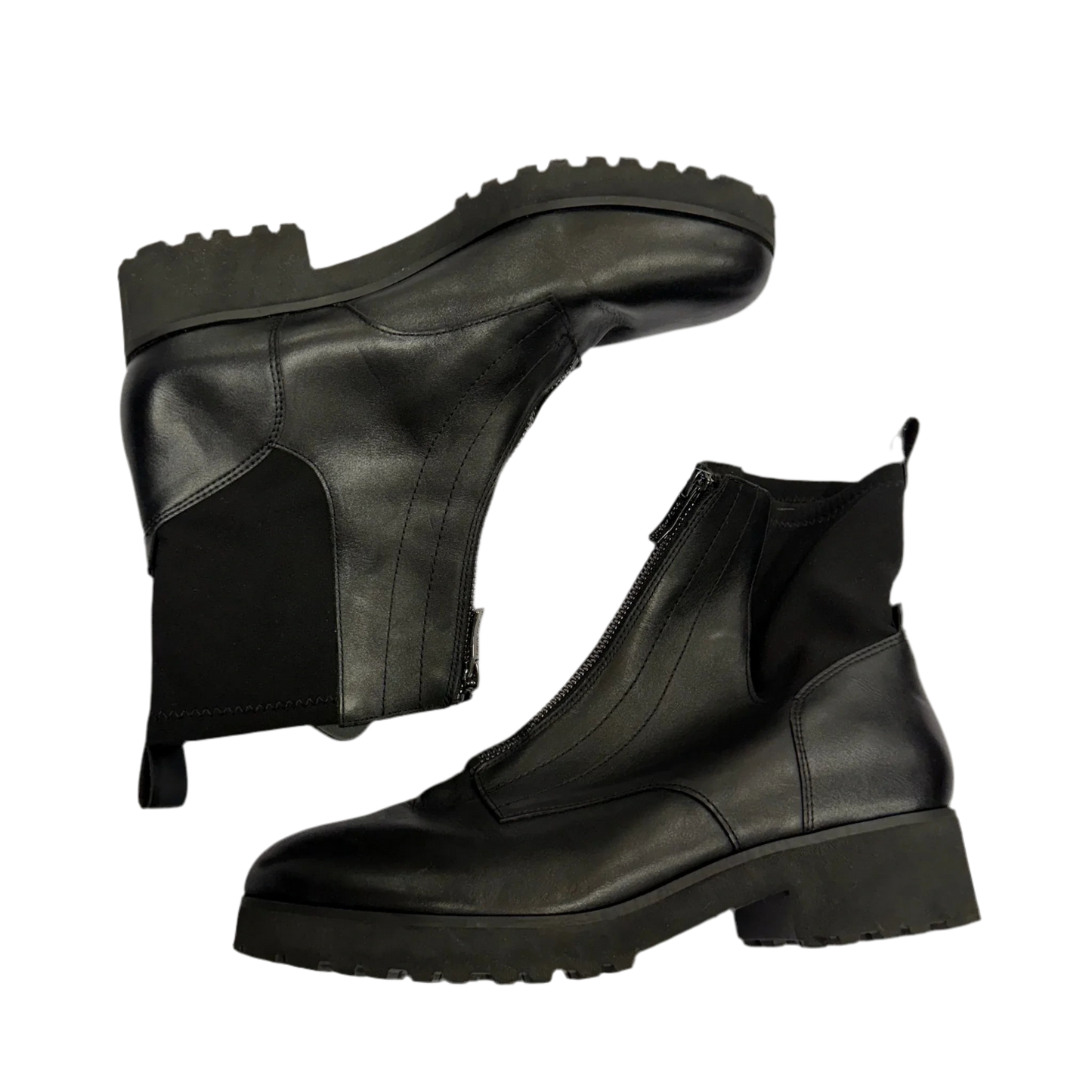 Boots Ankle Flats By Easy Spirit In Black, Size: 9.5