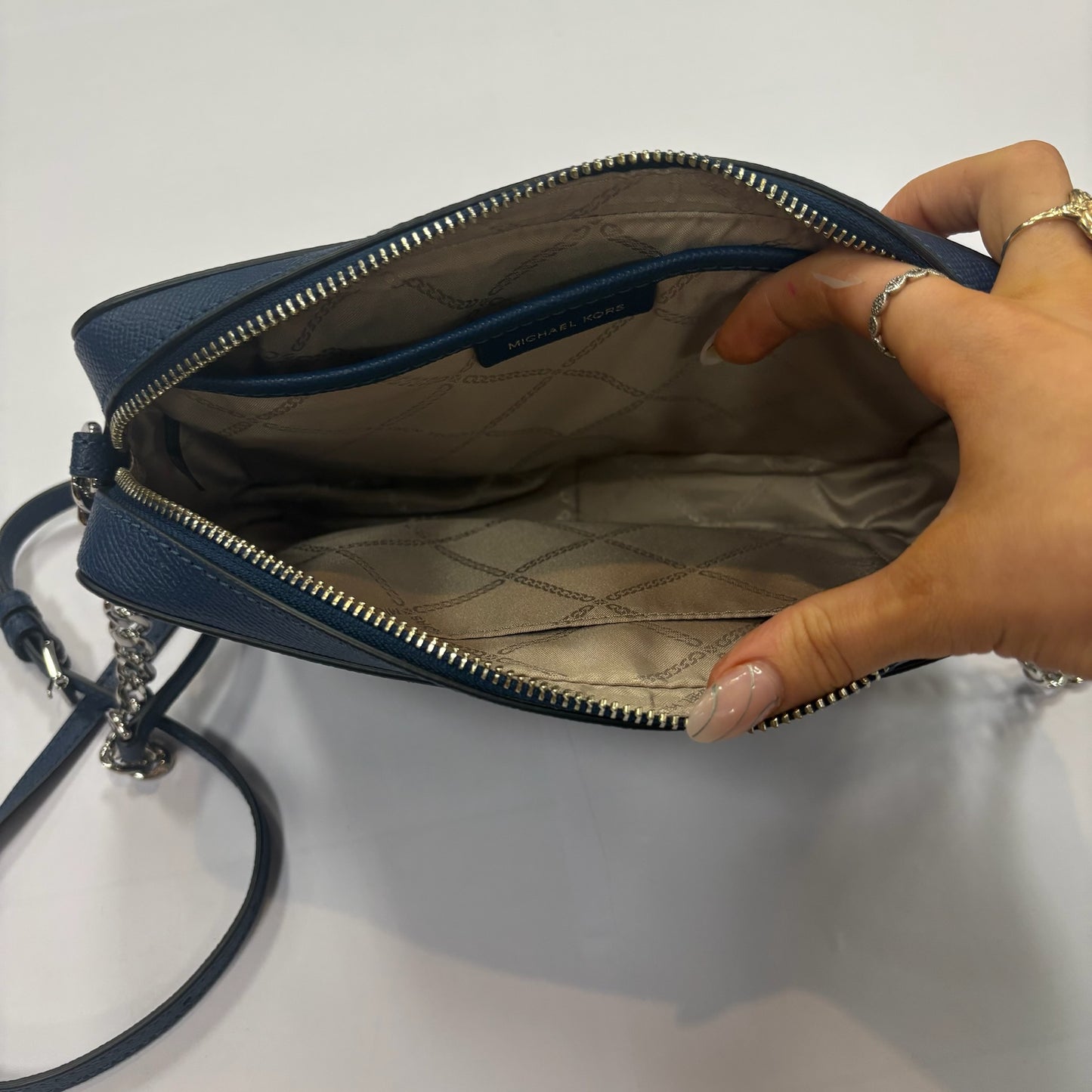 Crossbody Designer By Michael By Michael Kors, Size: Medium