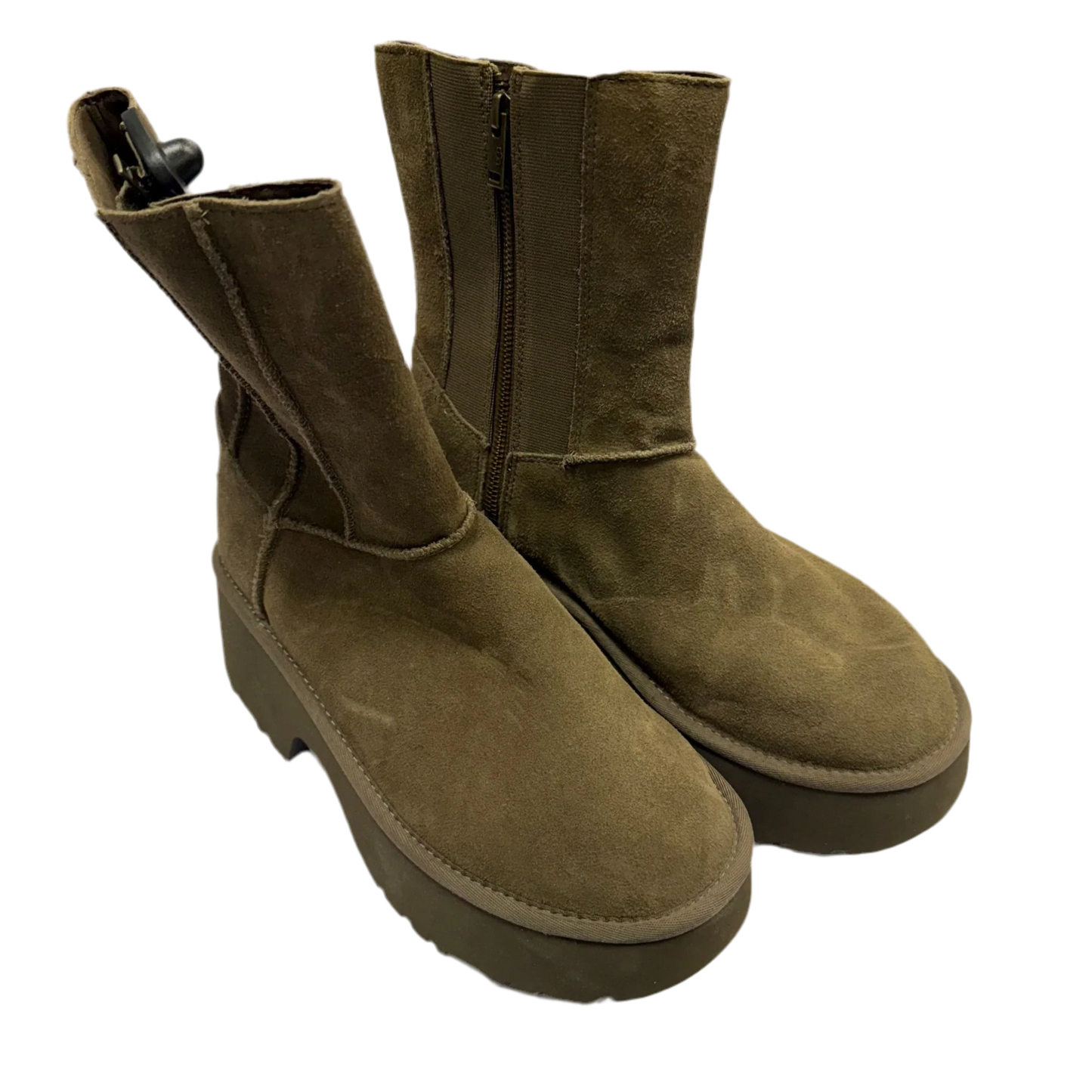 Shoes Designer By Ugg In Brown, Size: 10