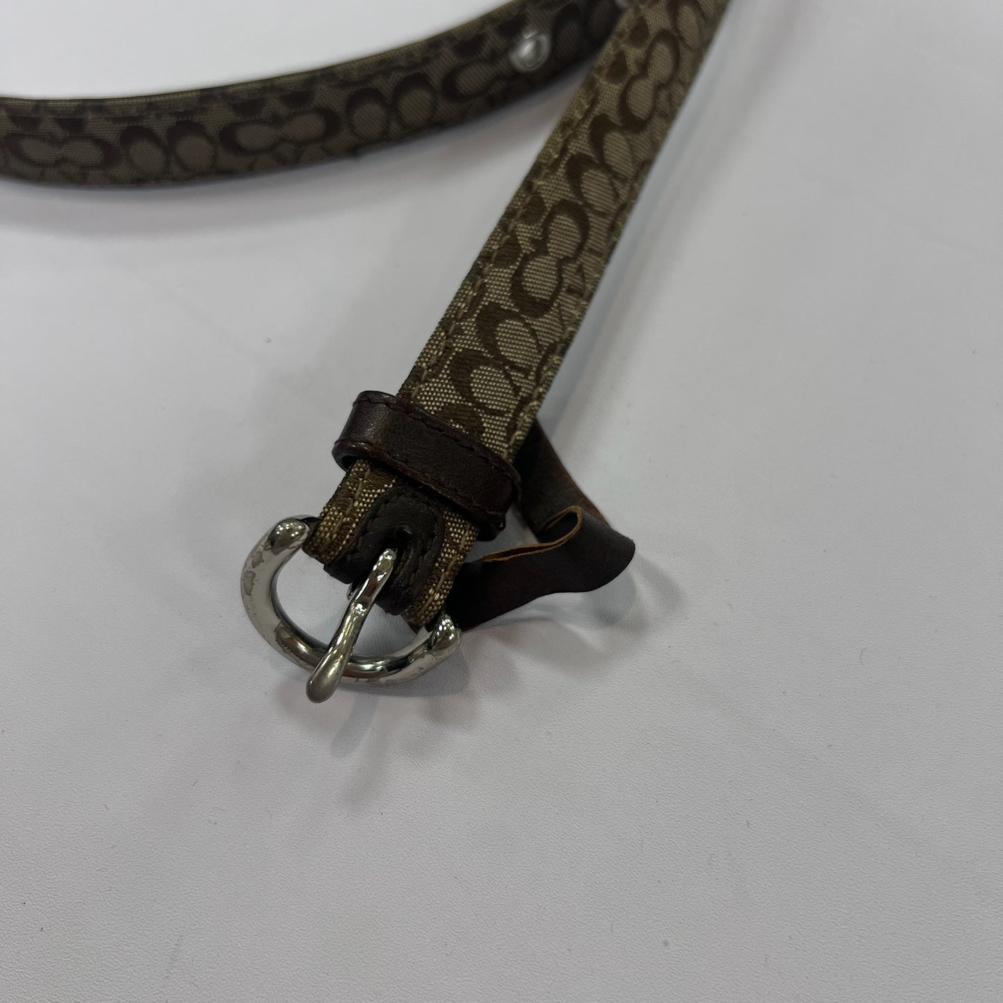 Belt Designer By Coach, Size: Medium