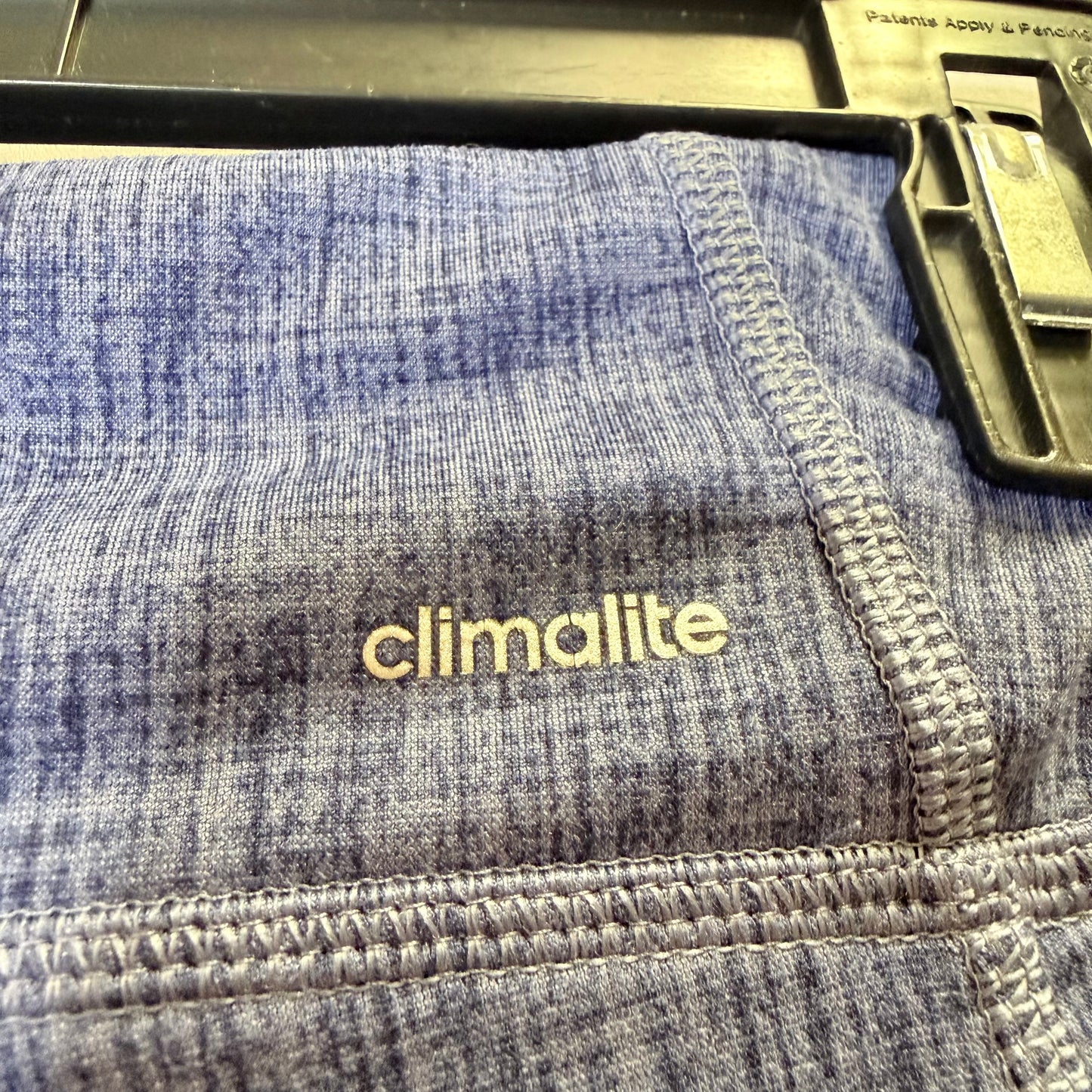 Athletic Leggings By Adidas In Blue, Size: L