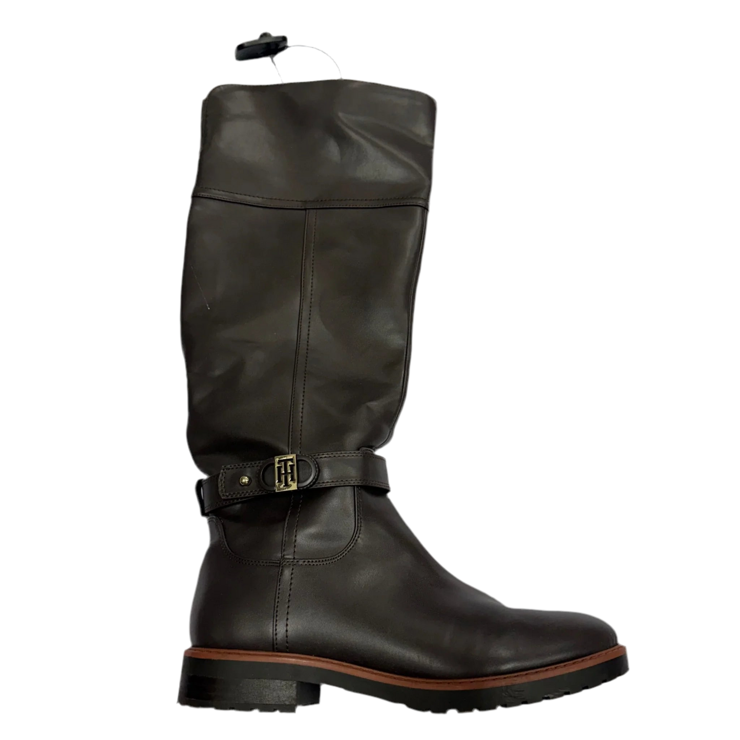 Boots Knee Flats By Tommy Hilfiger In Brown, Size: 8.5