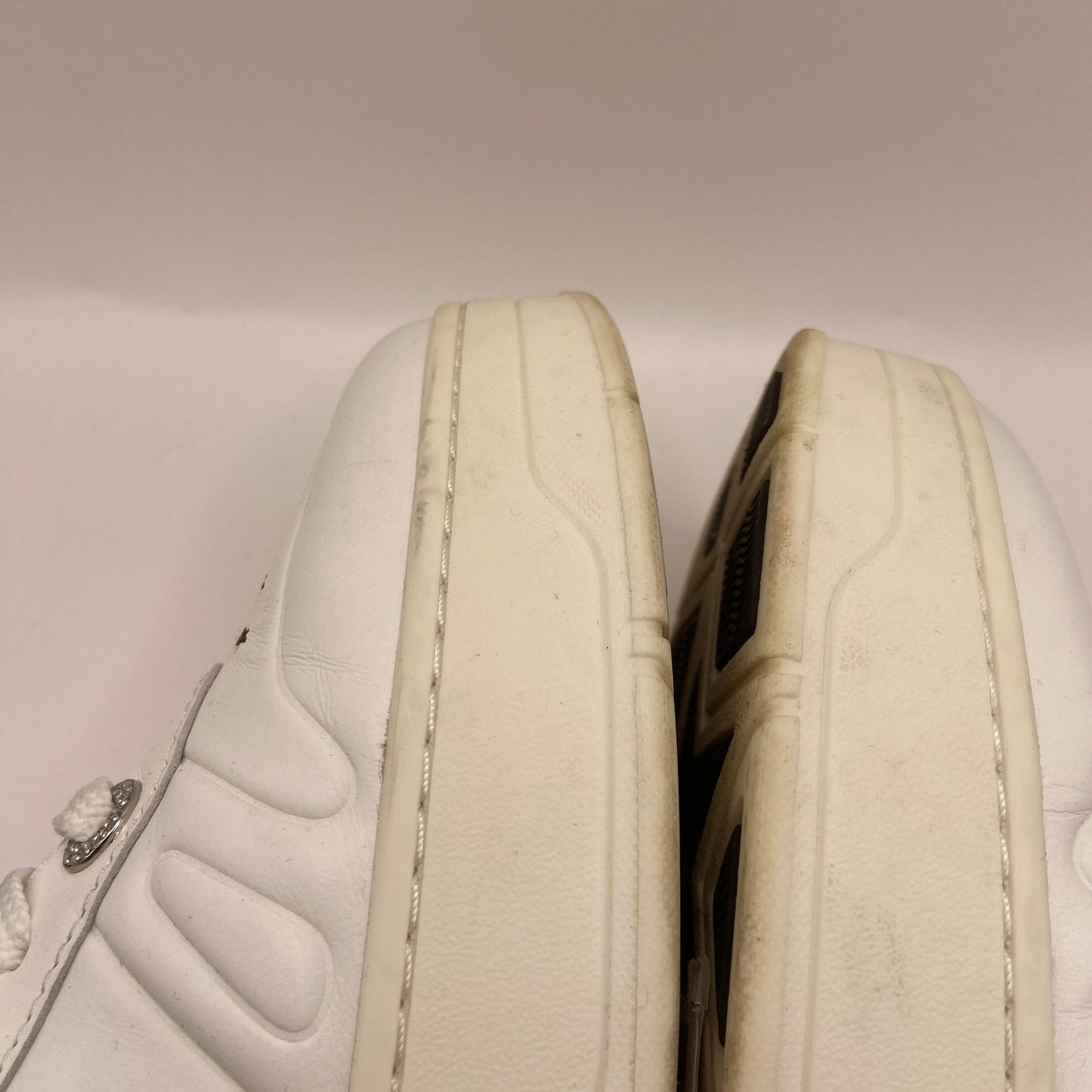 Shoes Luxury Designer By Jimmy Choo In White, Size: 9.5