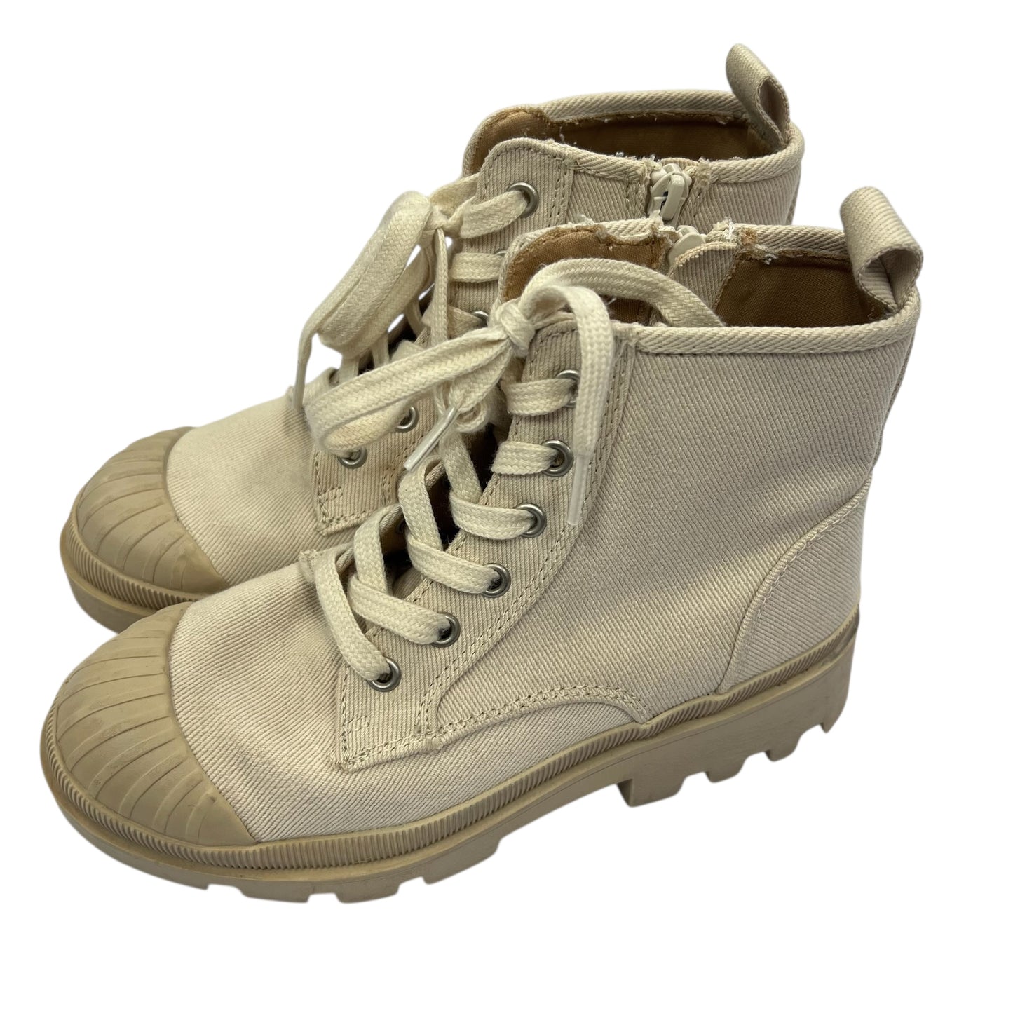 Boots Ankle Flats By Universal Thread In Beige, Size: 6