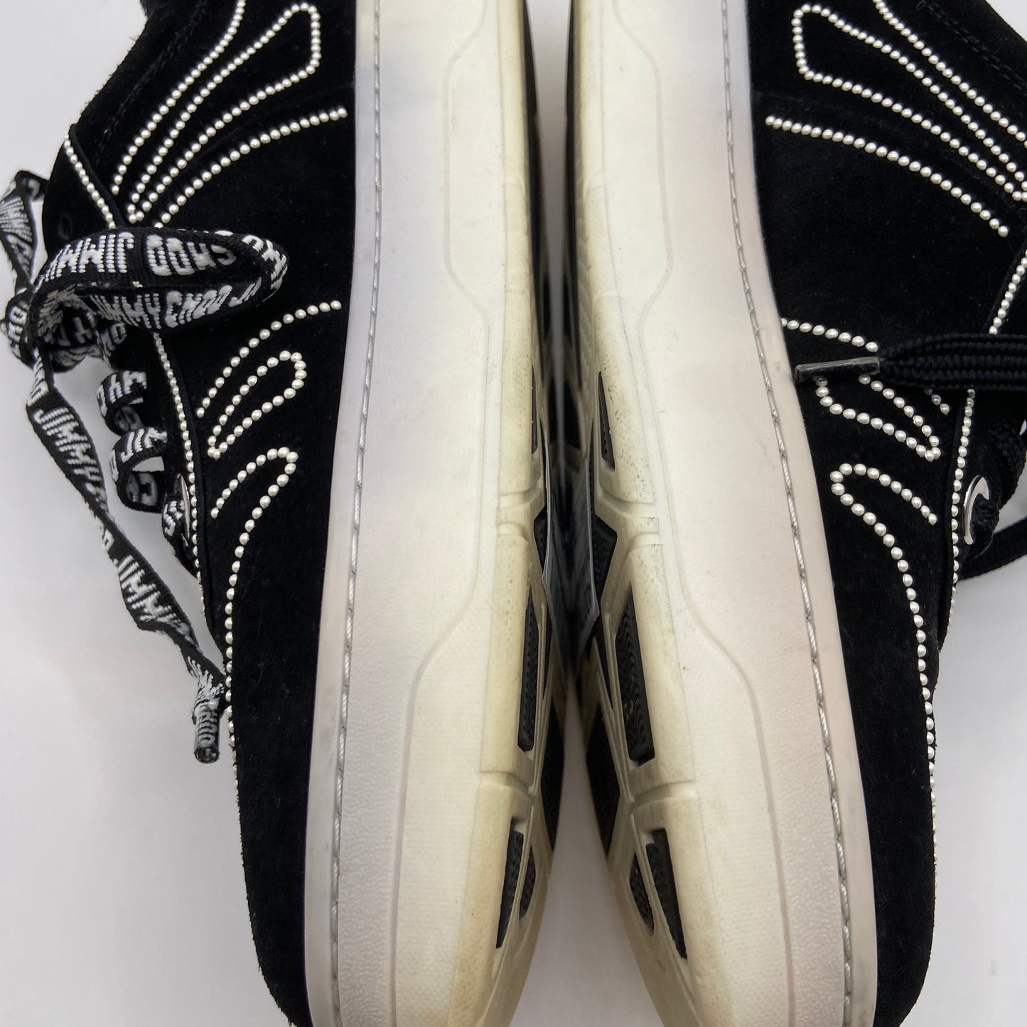 Shoes Luxury Designer By Jimmy Choo In Black, Size: 9.5
