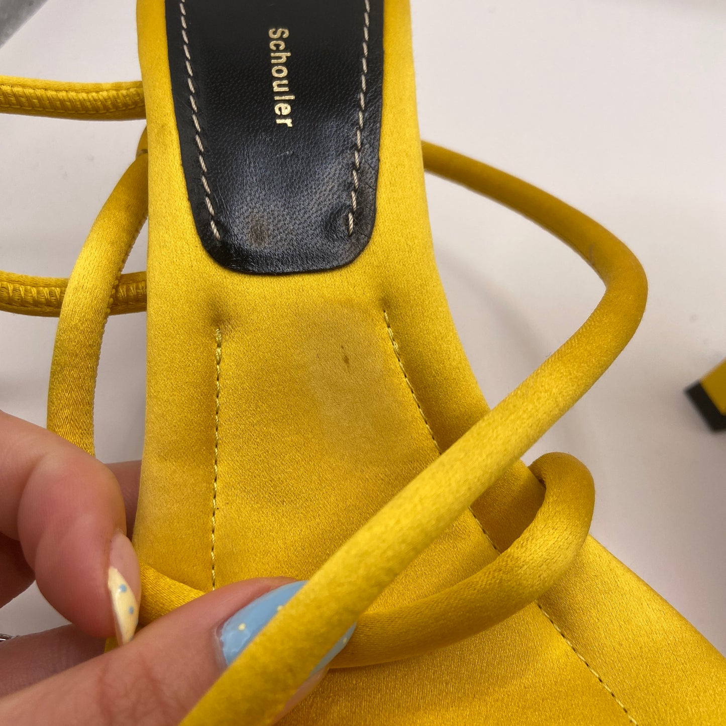 Shoes Luxury Designer By Proenza-schouler In Yellow, Size: 12 / SIZE 42