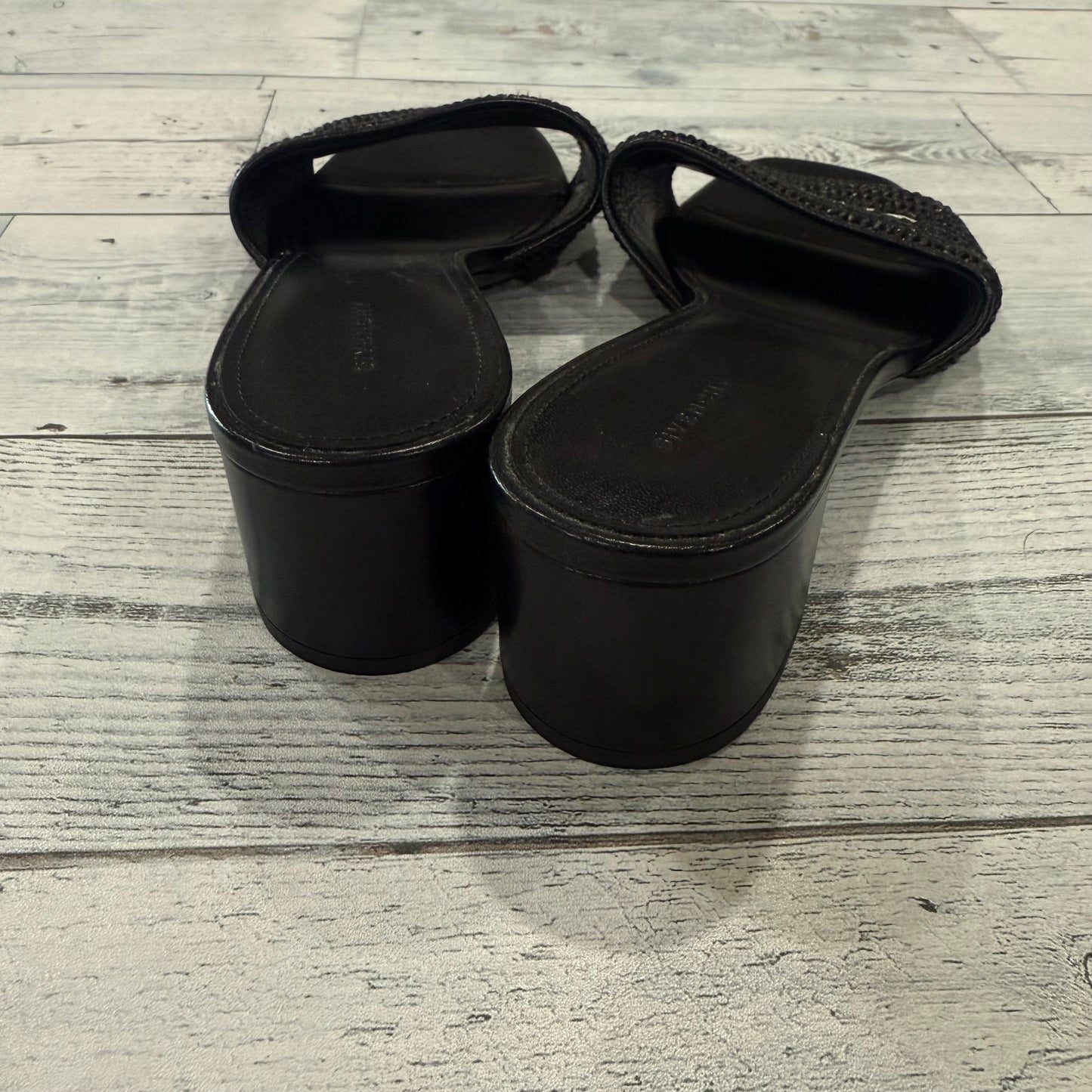 Sandals Luxury Designer By Givenchy In Black, Size: 9