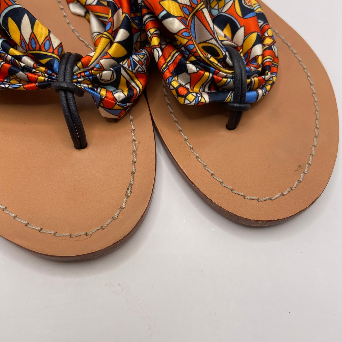 Sandals Designer By Tory Burch In Blue, Size: 7
