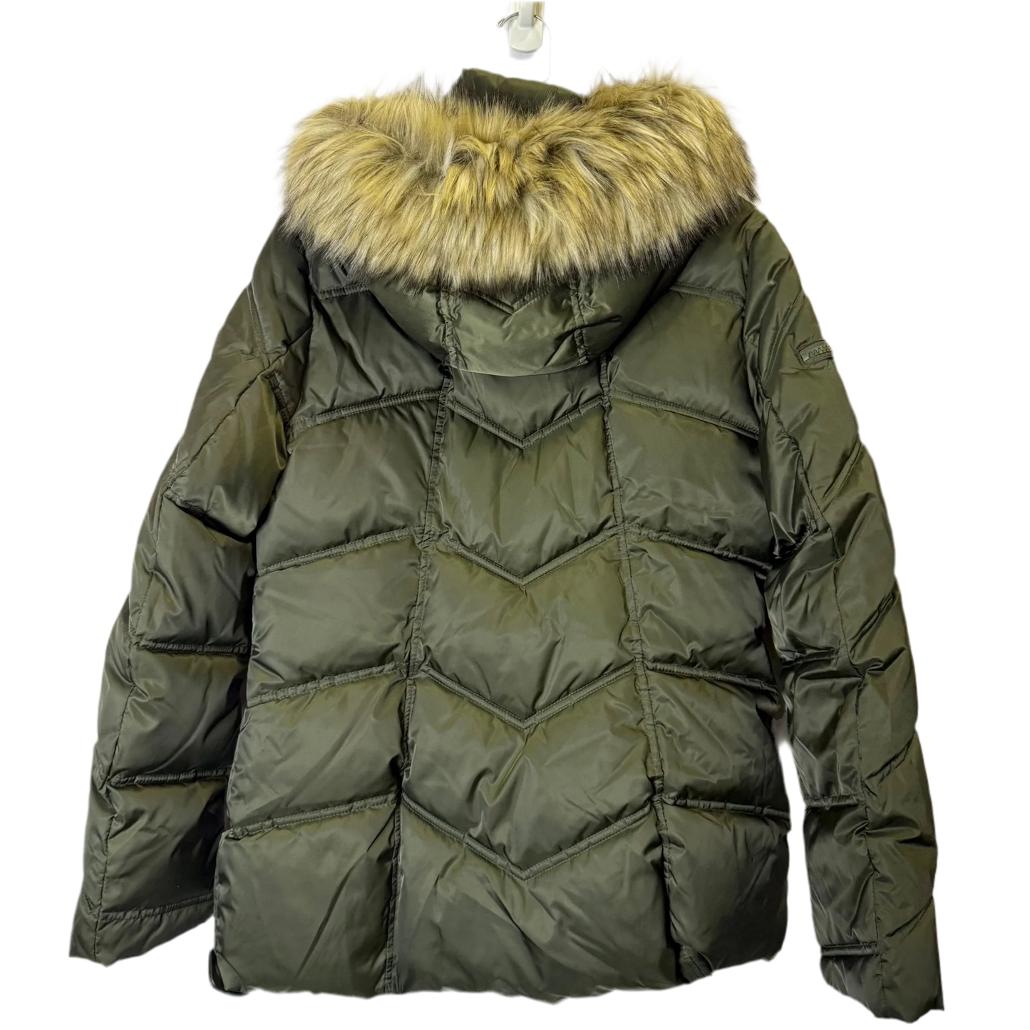 Coat Parka By Nautica In Green, Size: M