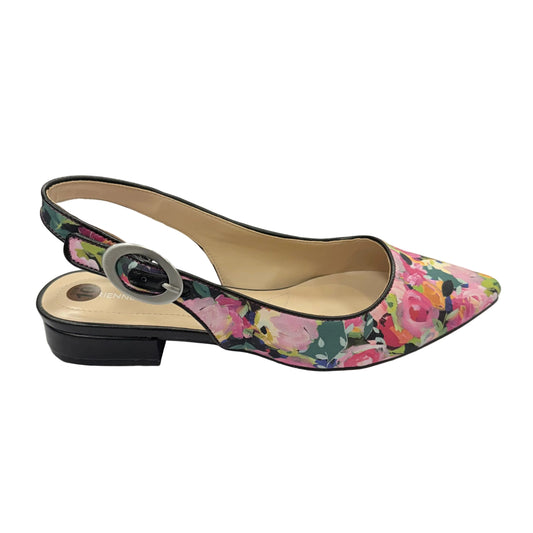Shoes Flats By Adrienne Vittadini In Floral Print, Size:10