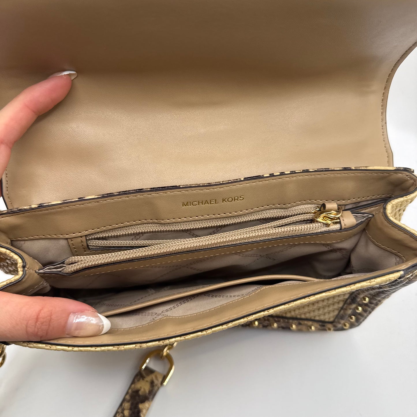 Handbag Designer By Michael By Michael Kors, Size: Medium