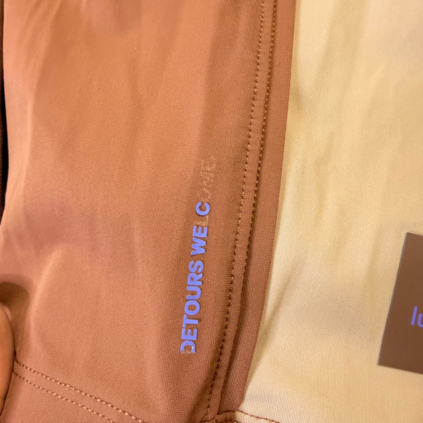 Athletic Shorts By Lululemon In Orange, Size: 4