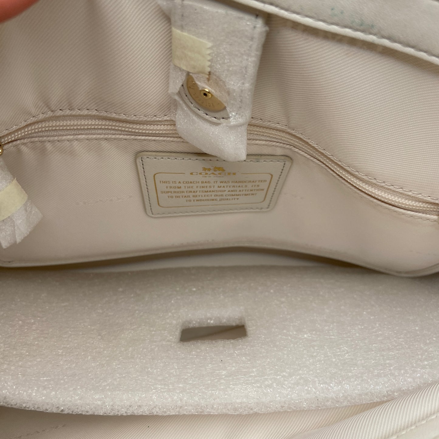Handbag Designer By Coach, Size: Medium