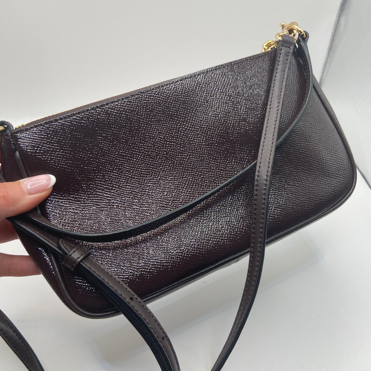 Crossbody Designer By Coach, Size: Small