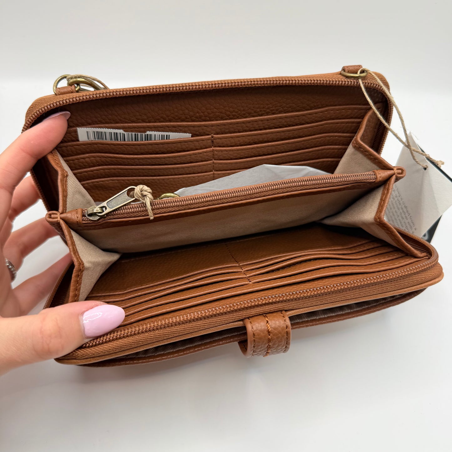 Wallet Leather By The Sak, Size: Medium