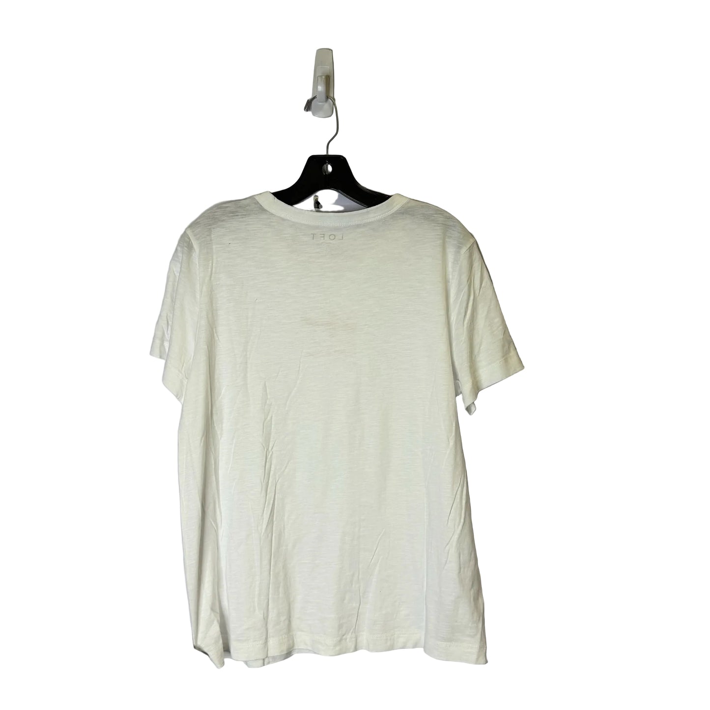 Top Ss Basic By Loft In White, Size:L