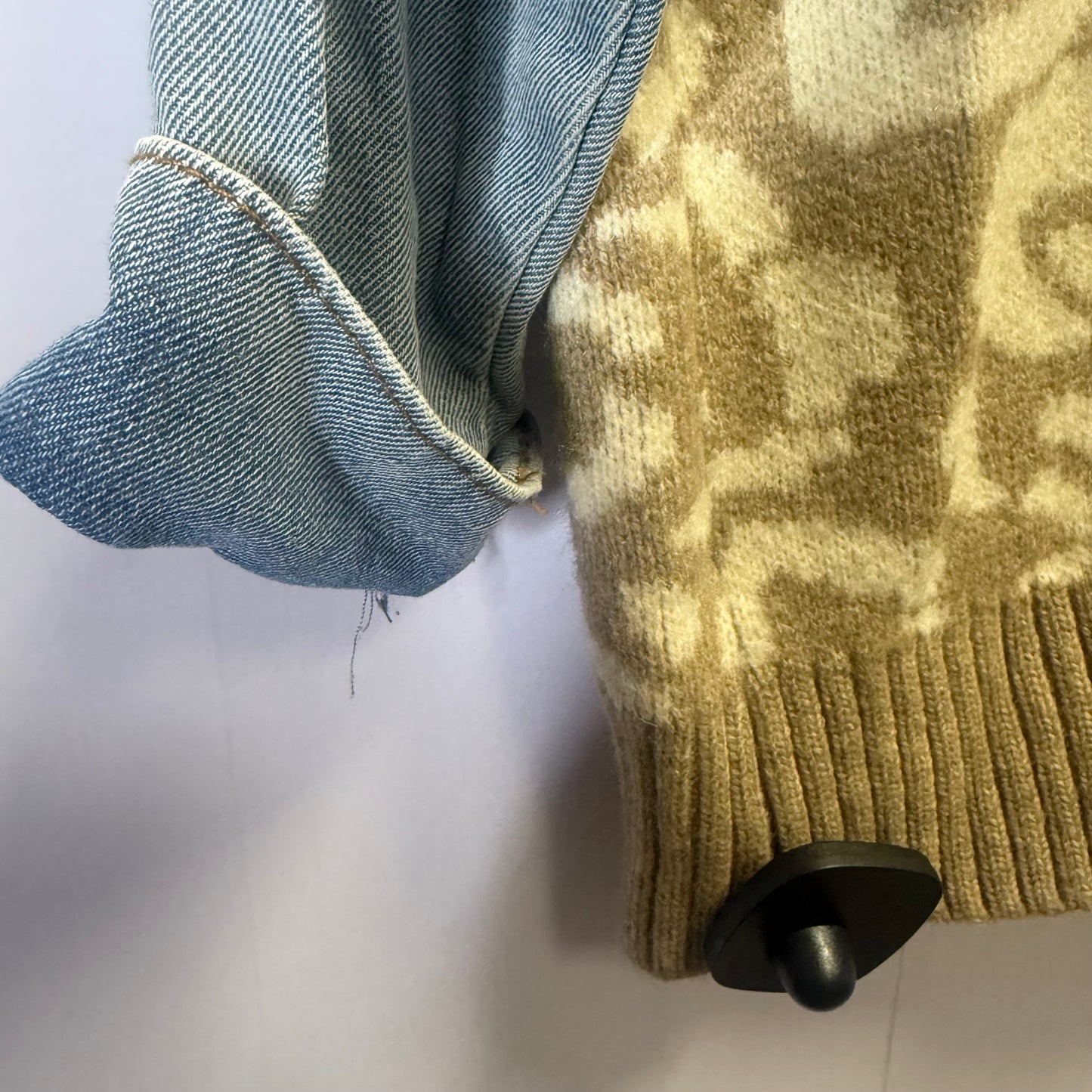 Sweater Cardigan By Debut In Animal Print, Size: S