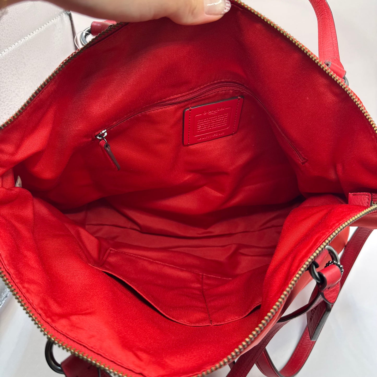 Handbag Designer By Coach, Size: Medium