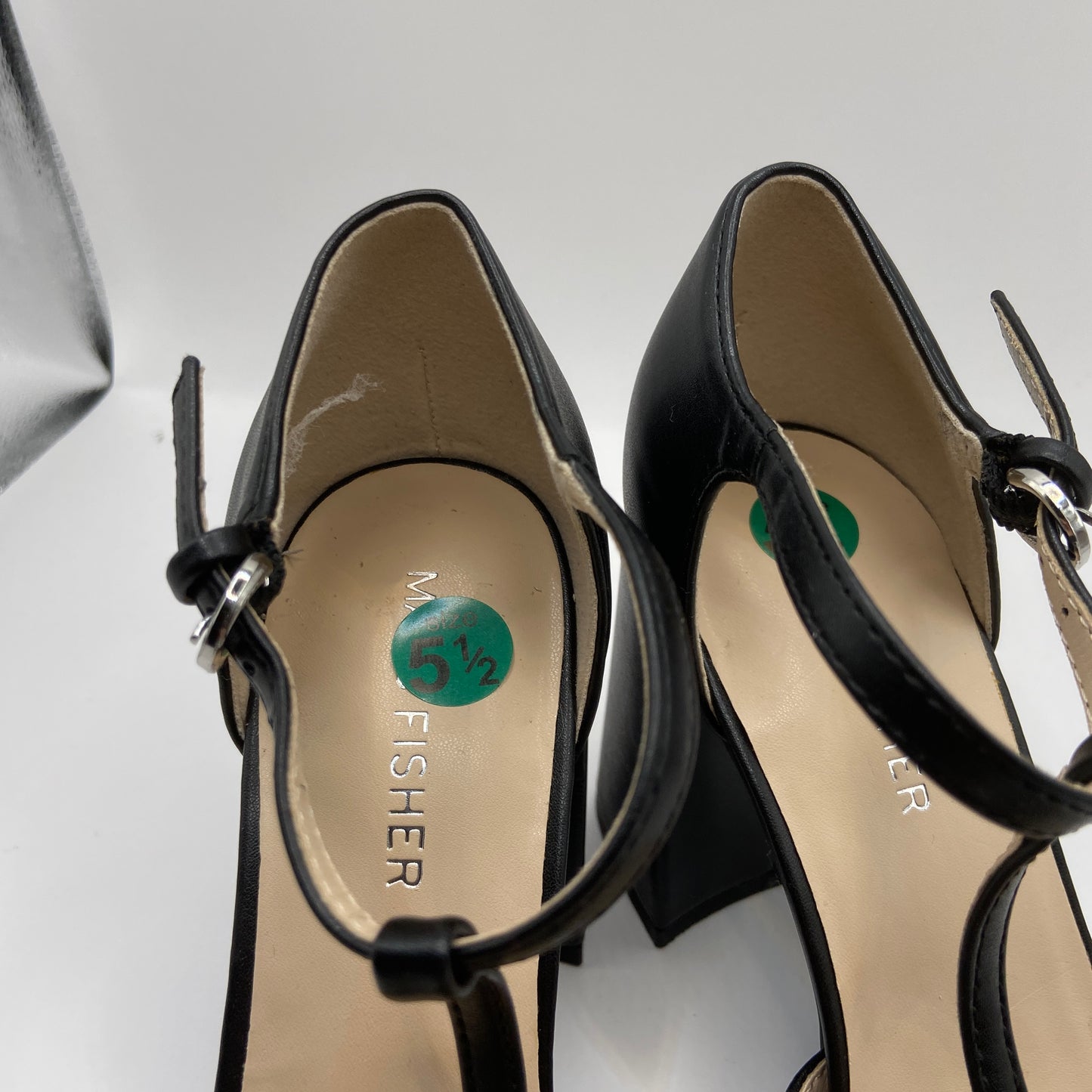 Shoes Heels Block By Marc Fisher In Black, Size: 5.5