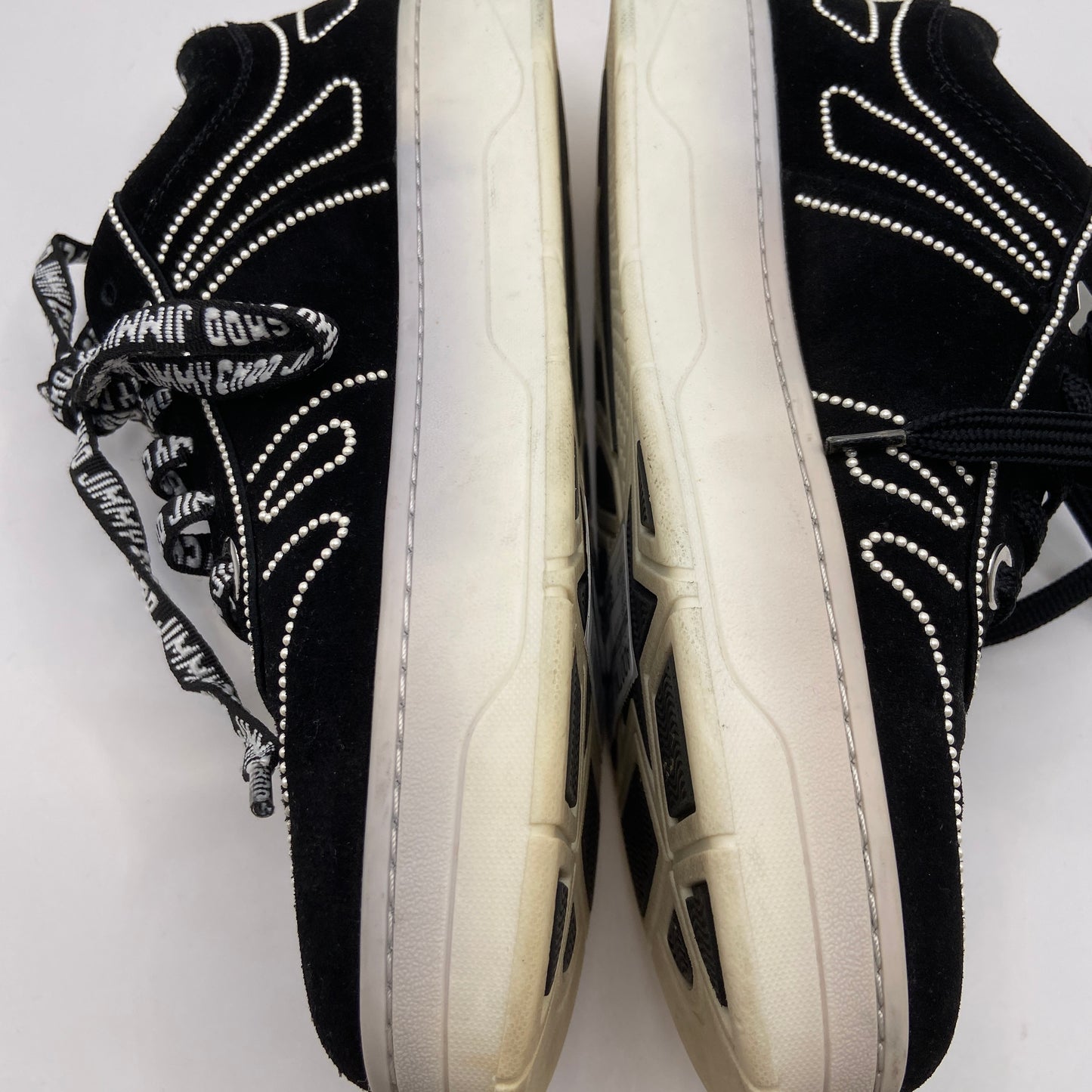 Shoes Luxury Designer By Jimmy Choo In Black, Size: 9.5