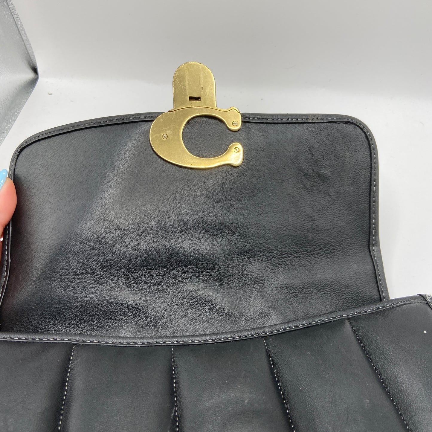 Crossbody Designer By Coach, Size: Medium