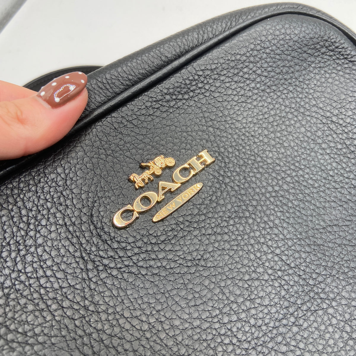 Crossbody Designer By Coach, Size: Medium