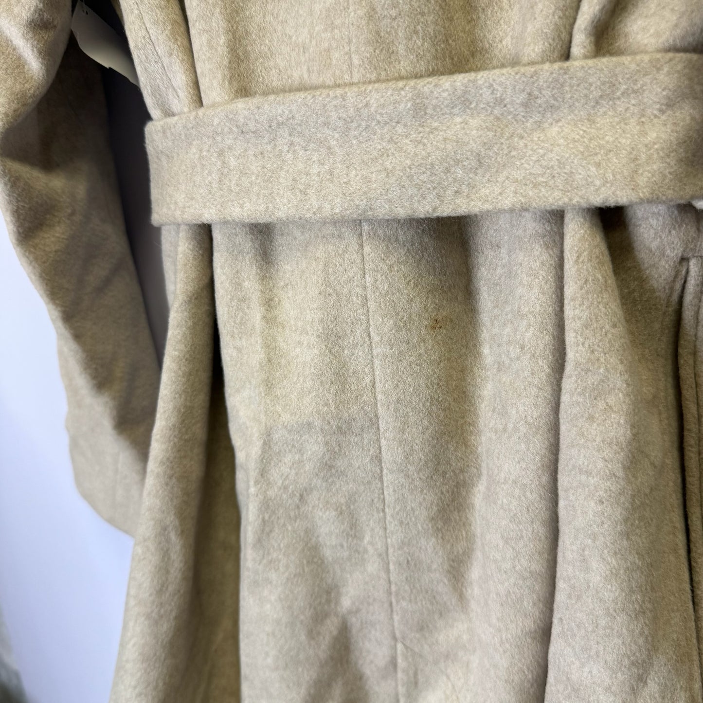 Coat Trench Coat By Zara In Cream, Size: M