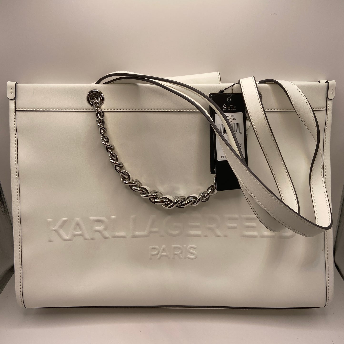Tote Designer By Karl Lagerfeld, Size: Large