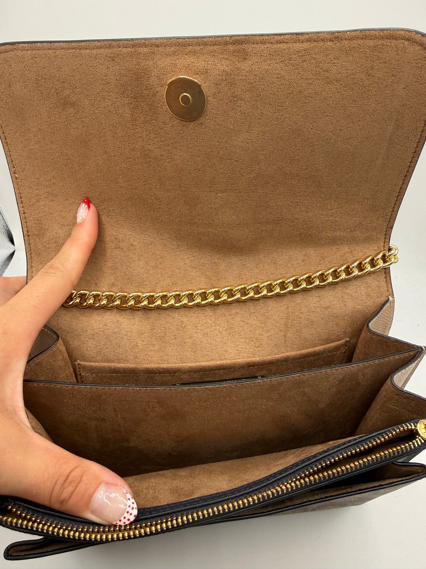 Crossbody Designer By Coach, Size: Medium